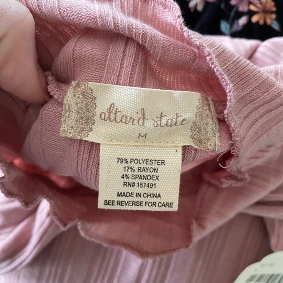 Altar’d State Pink Bodysuit NWT Medium - Picture 3 of 11